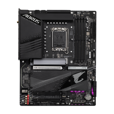 Материнская плата Gigabyte Z790 AORUS ELITE AX (Soc-1700, Z790, 4xDDR5, ATX, 2.5Gg RAID+HDMI+DP)